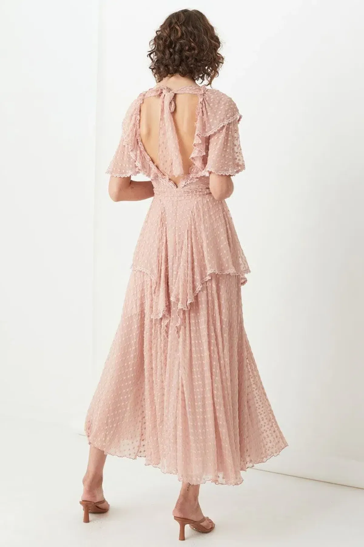 Spell And the Gypsy Zoe Gown Rose Pink Size 10 - Image 4