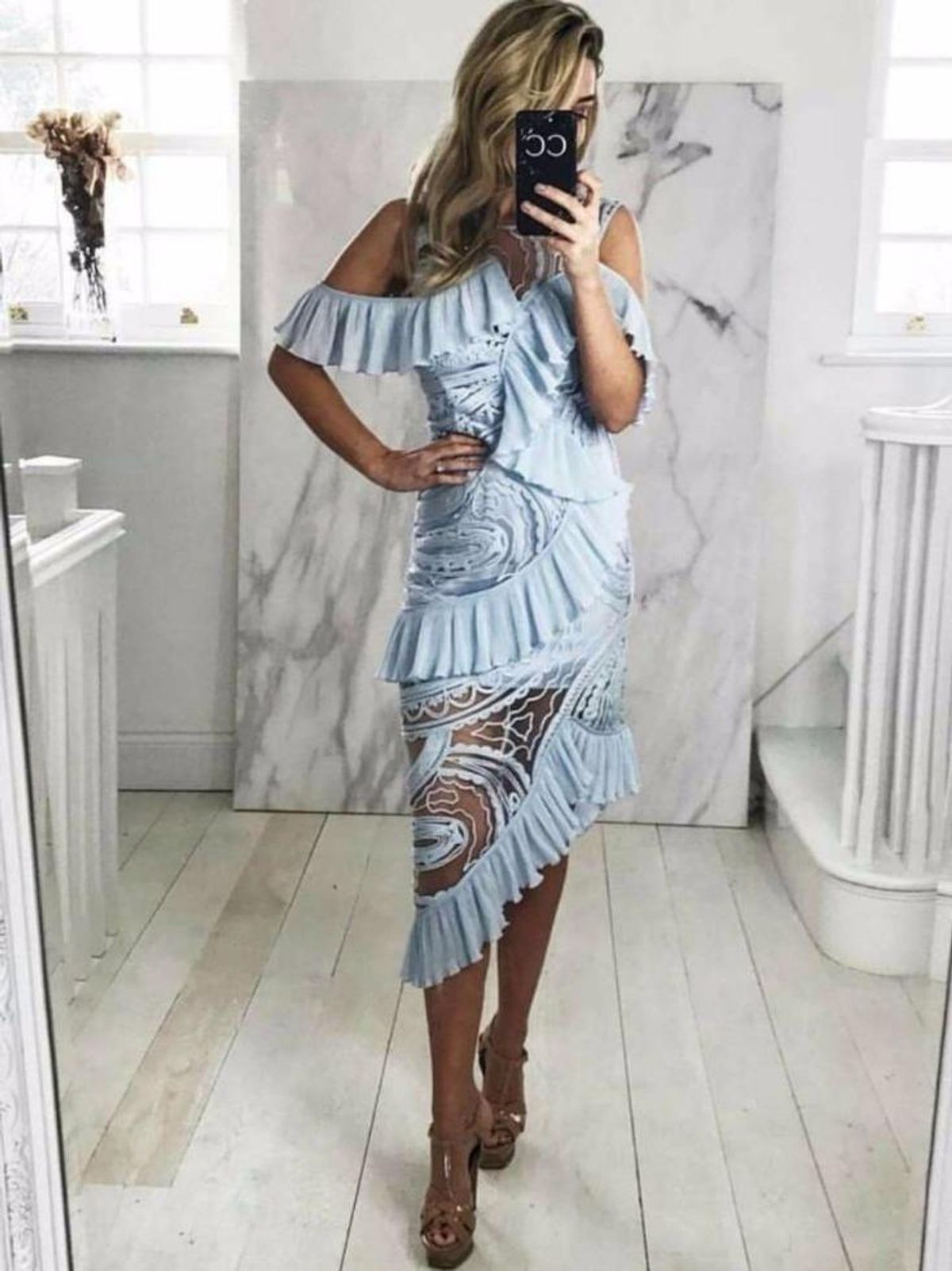 ALICE MCCALL BLUE LOVE ME LIKE YOU DO DRESS 8 - Image 1