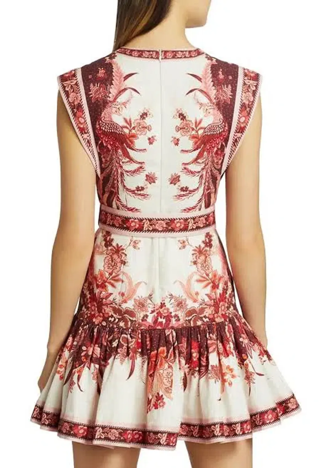 Zimmermann Wavelength Mini Dress Print Size 0/Au 6 for rent on The Volte - main image