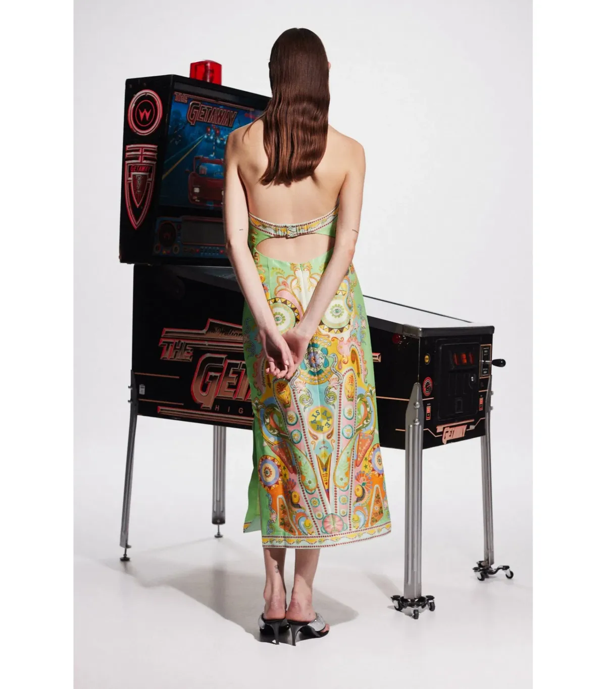 Alémais Pinball Bodice Dress Print Size AU 12 - Image 3