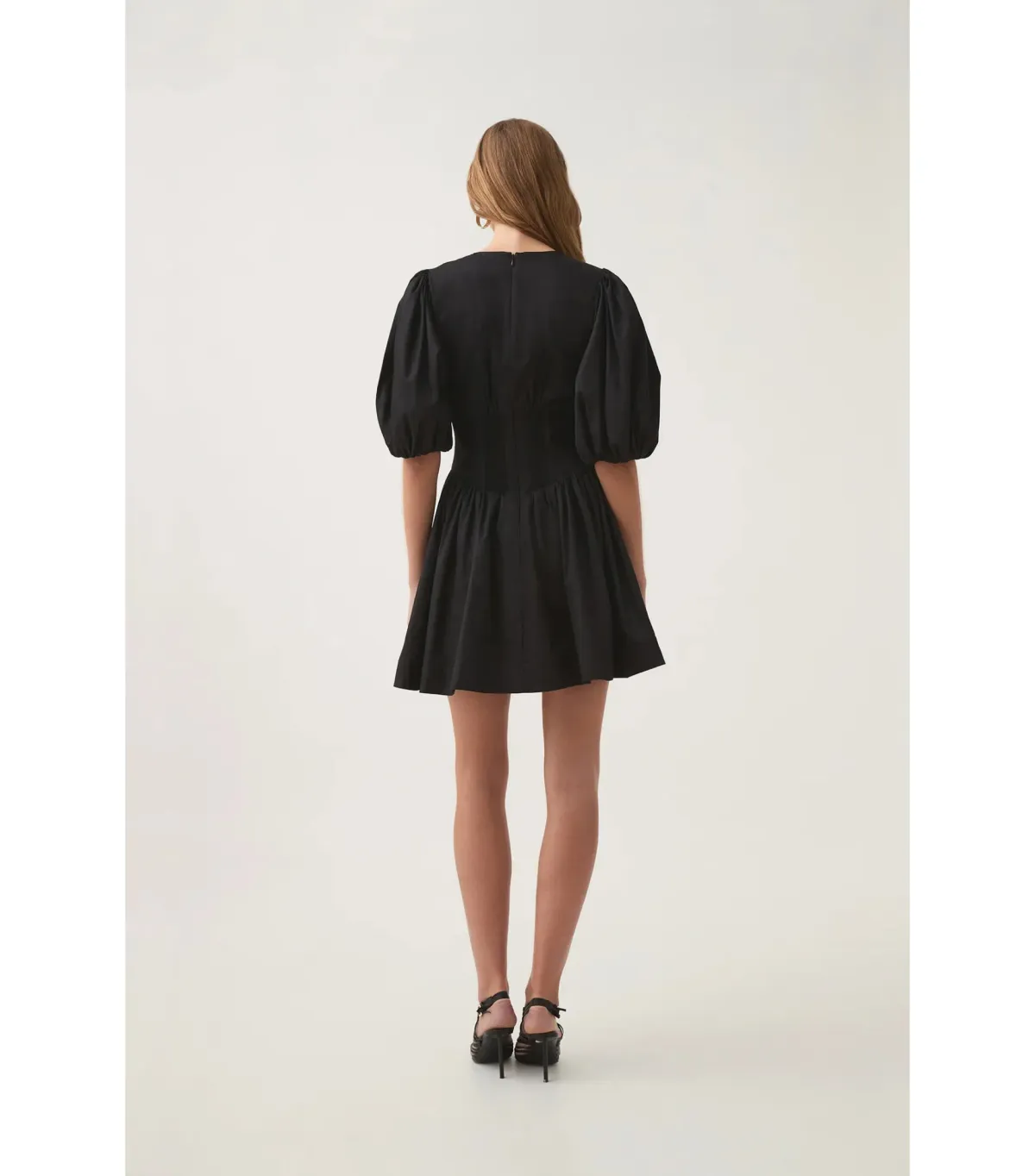 Aje Billie Corded Mini Dress Black Size AU 10 - Image 4