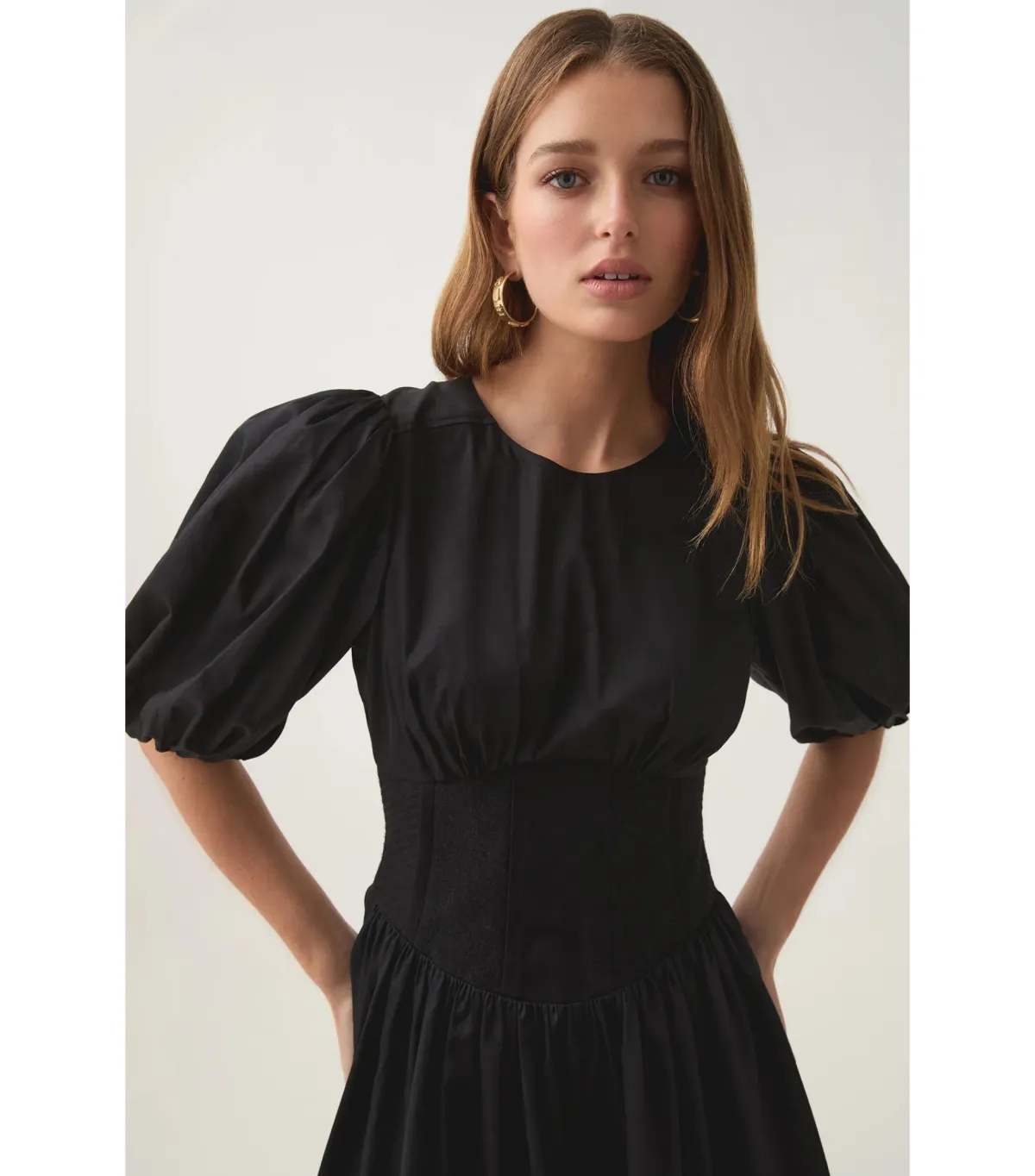 Aje Billie Corded Mini Dress Black Size AU 10 - Image 2