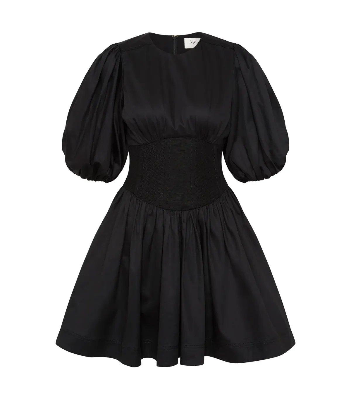 Aje Billie Corded Mini Dress Black Size AU 10 - Image 5