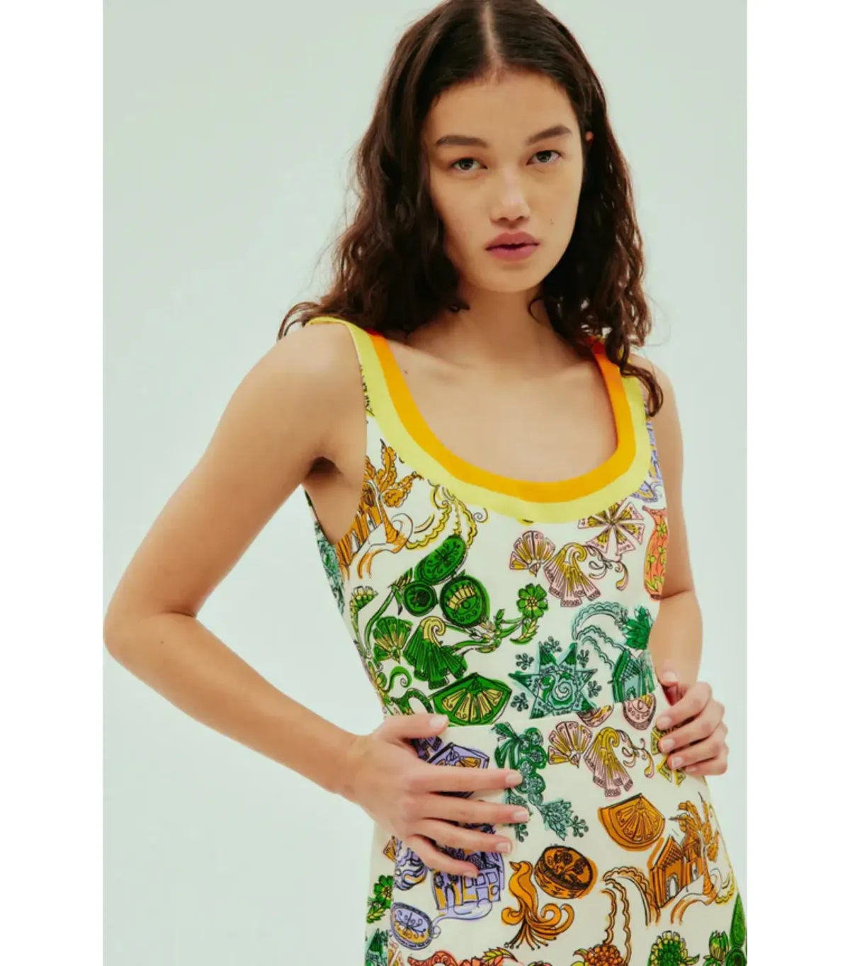 Alemais Fiesta Mini Dress Multi Size AU 12 - Image 3