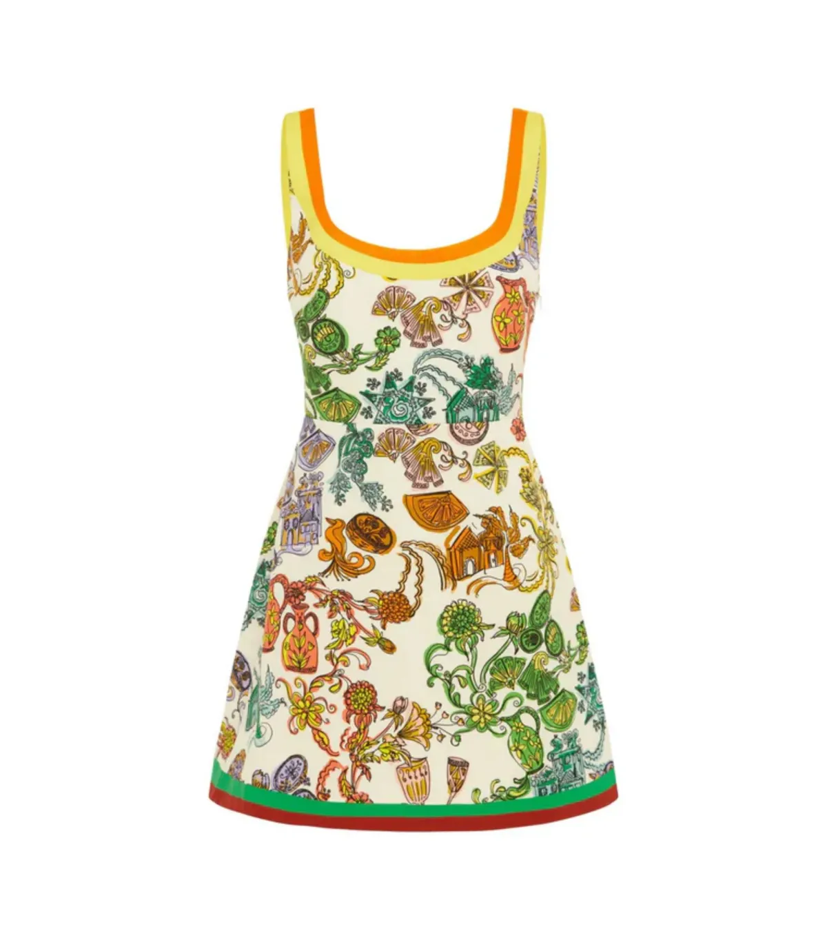 Alemais Fiesta Mini Dress Multi Size AU 12 - Image 6