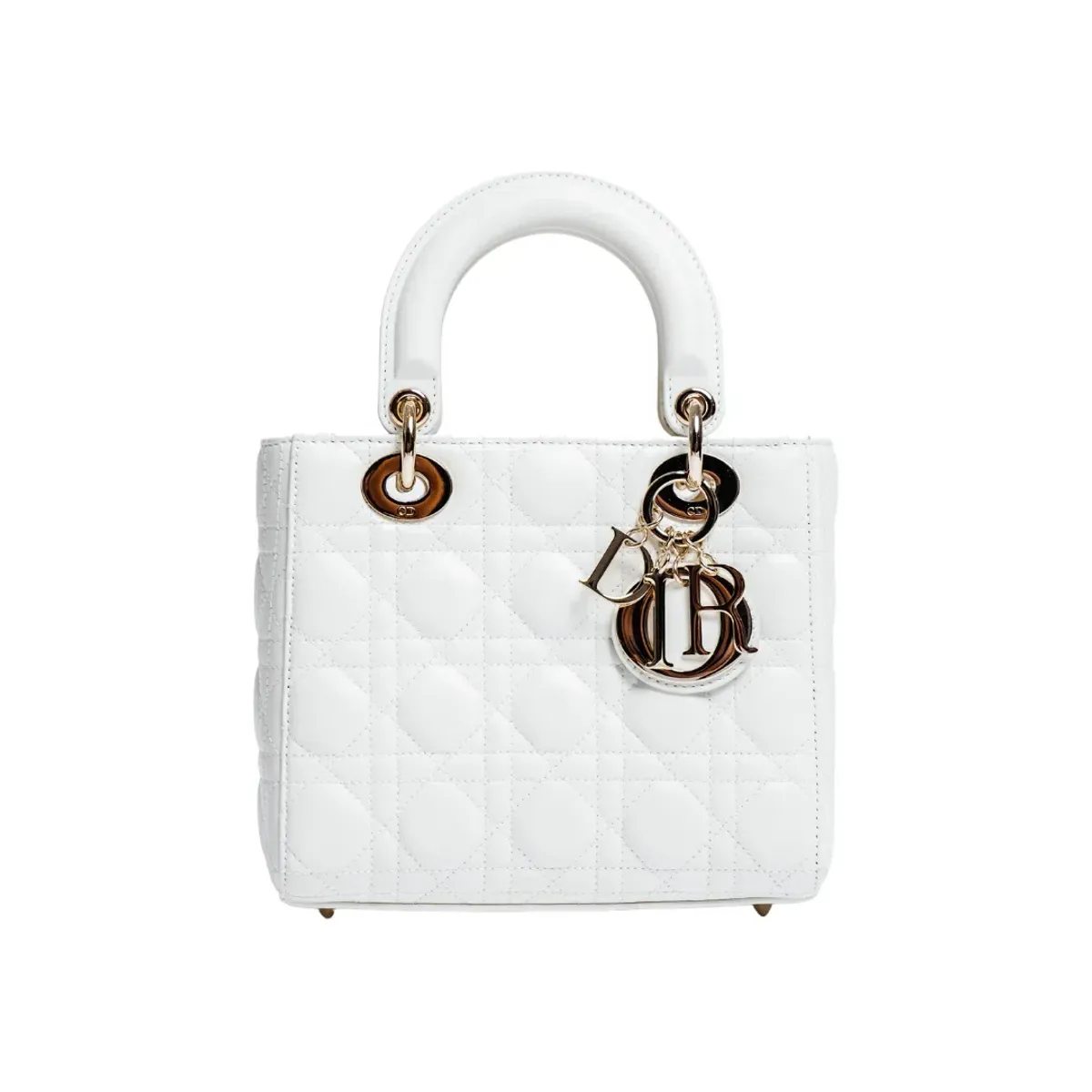 Dior Lady Dior Small Bag White - Image 1