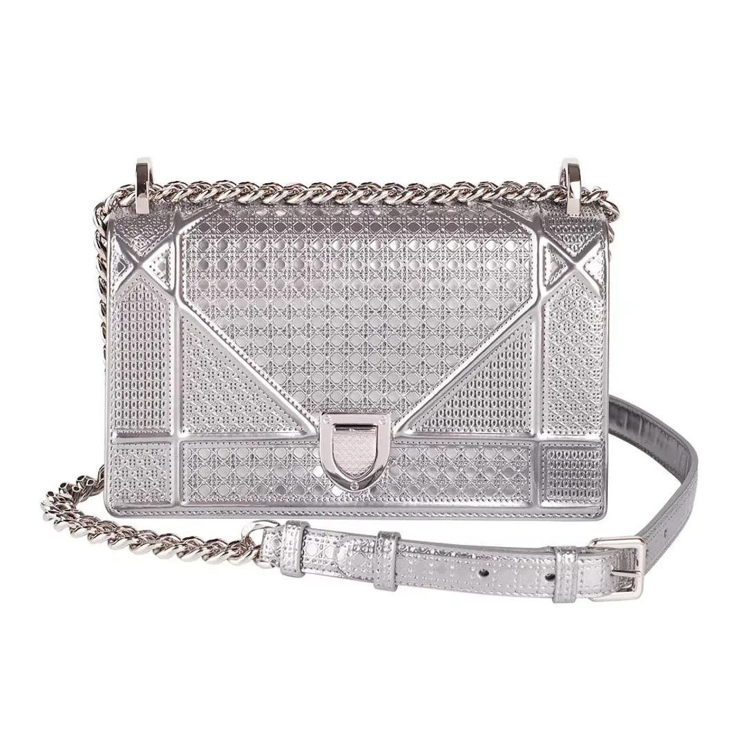 Dior Diorama Small Bag Silver for rent on The Volte - main image