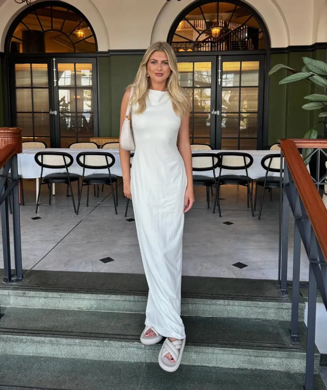 Effie Kats Verona Gown Ivory Size 10 for rent on The Volte - main image