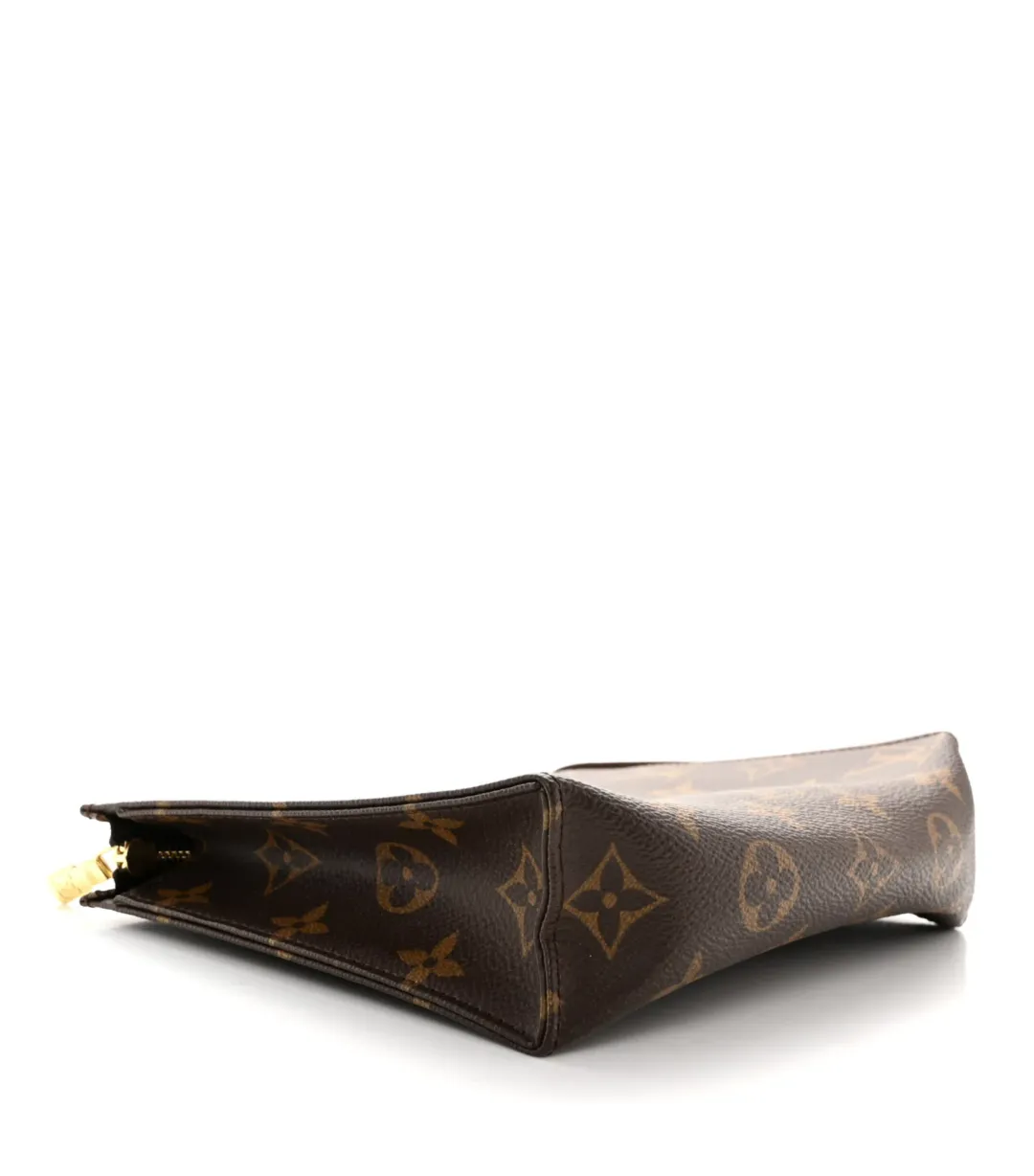 Louis Vuitton Monogram Toiletry Pouch 19 Brown for rent on The Volte - main image