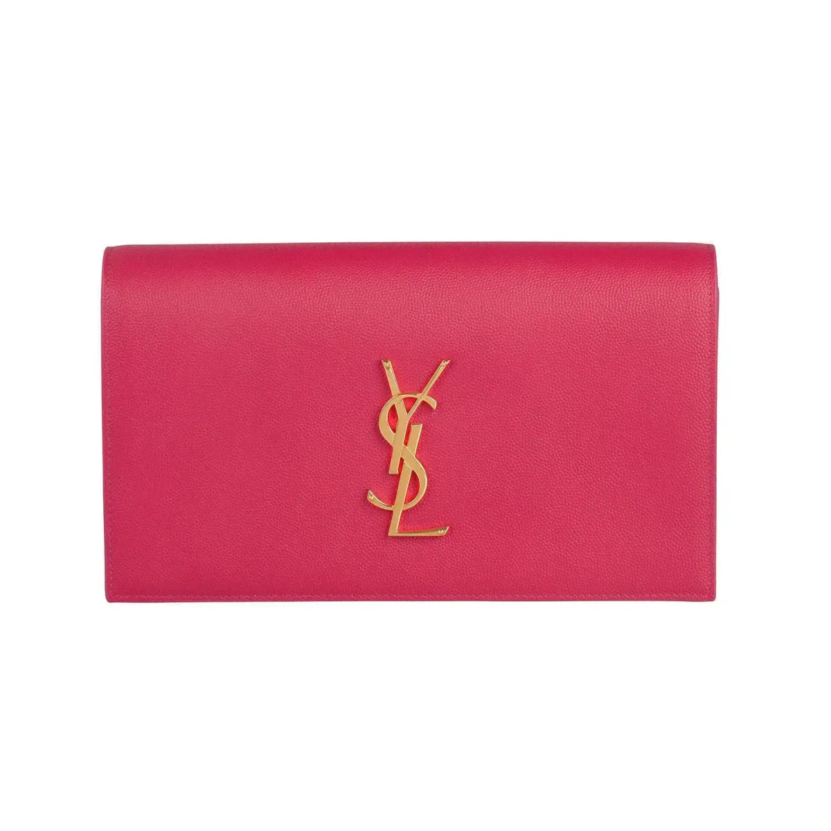 Saint Laurent Classic Kate Monogram Clutch Pink  - Image 1