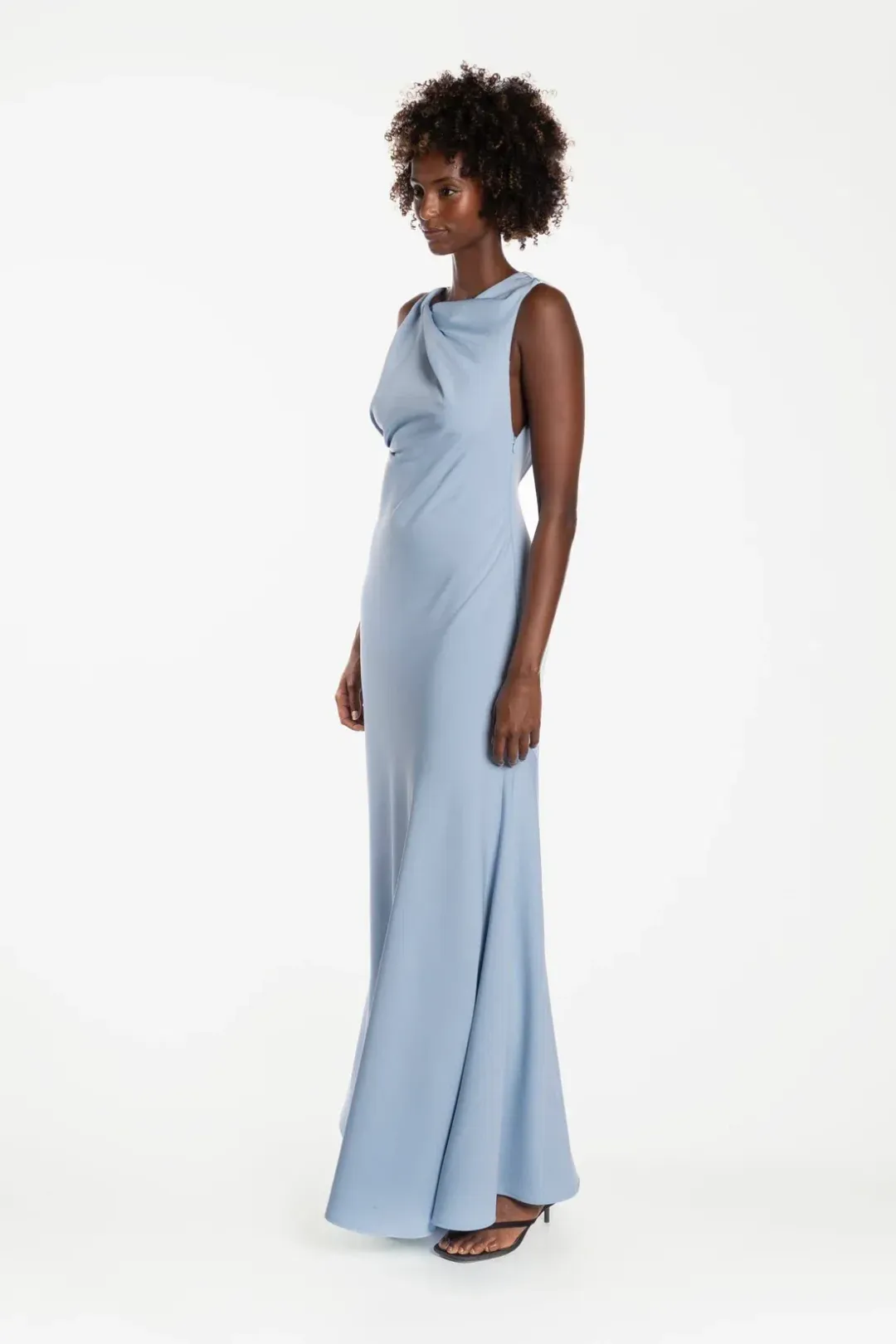 One Fell Swoop Kota Maxi Dress in Blue Jean Size AU 10 for rent on The Volte - main image