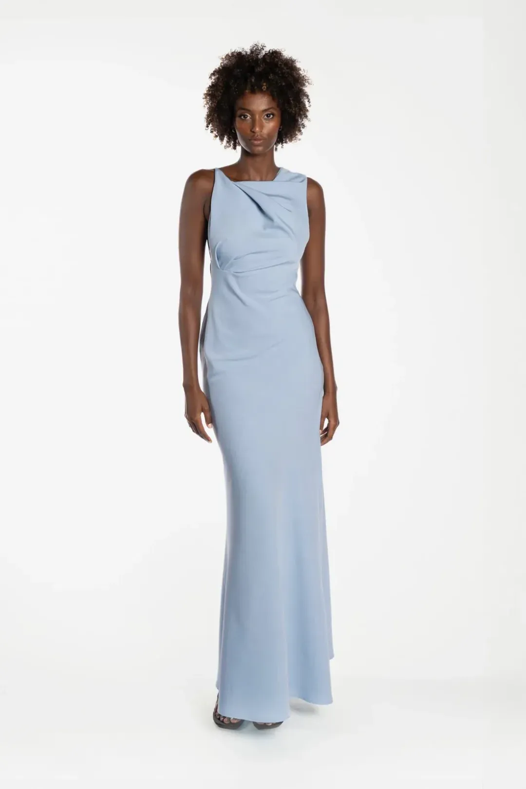 One Fell Swoop Kota Maxi Dress in Blue Jean Size AU 10 for rent on The Volte - main image