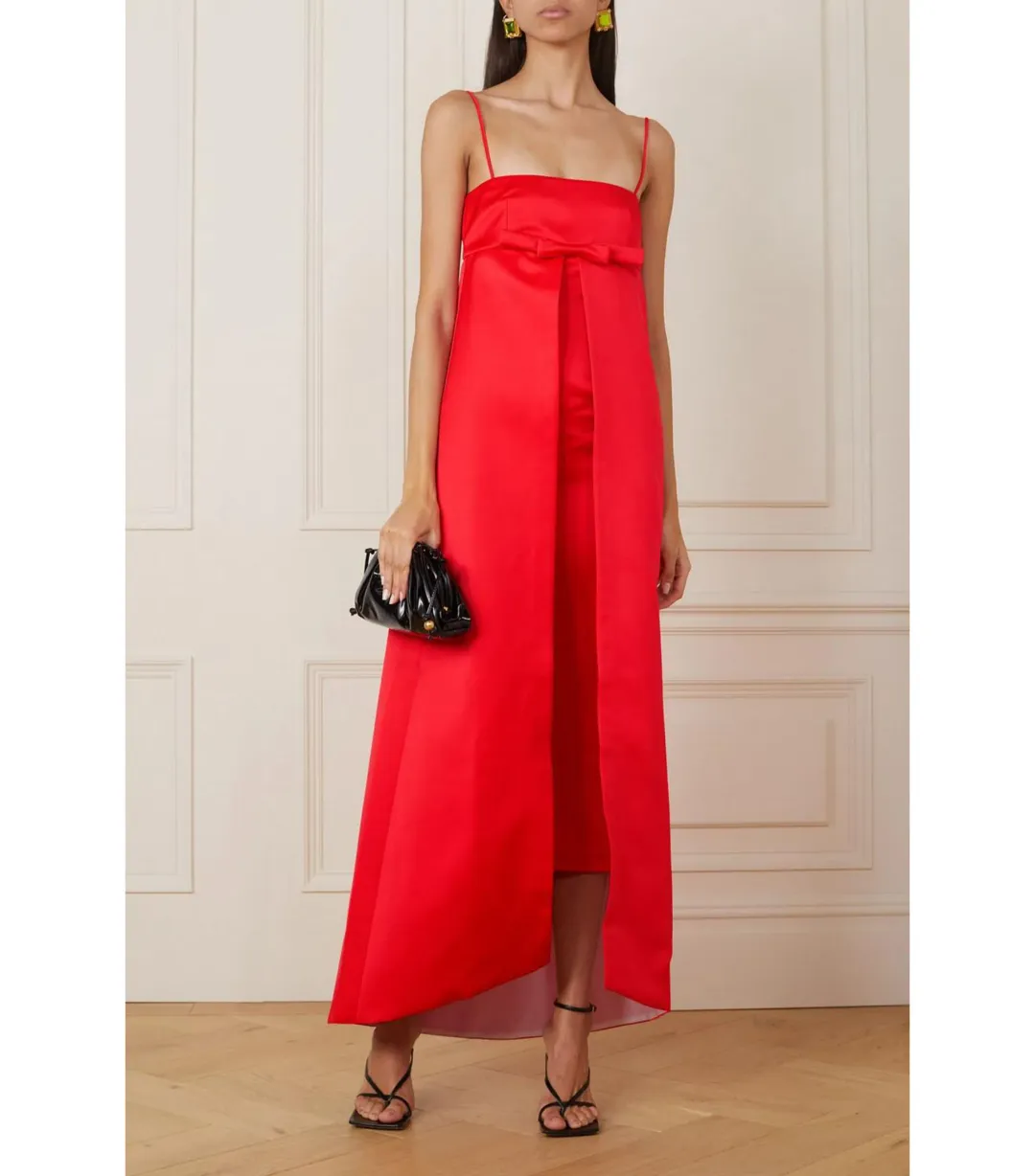 Bernadette Philippe Duchesse Stain Gown Red Size AU 6   for rent on The Volte - main image