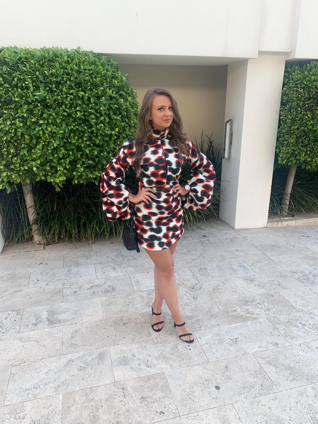 Camilla and Marc Sawyer Mini Dress Print Size 6 for rent on The Volte - main image