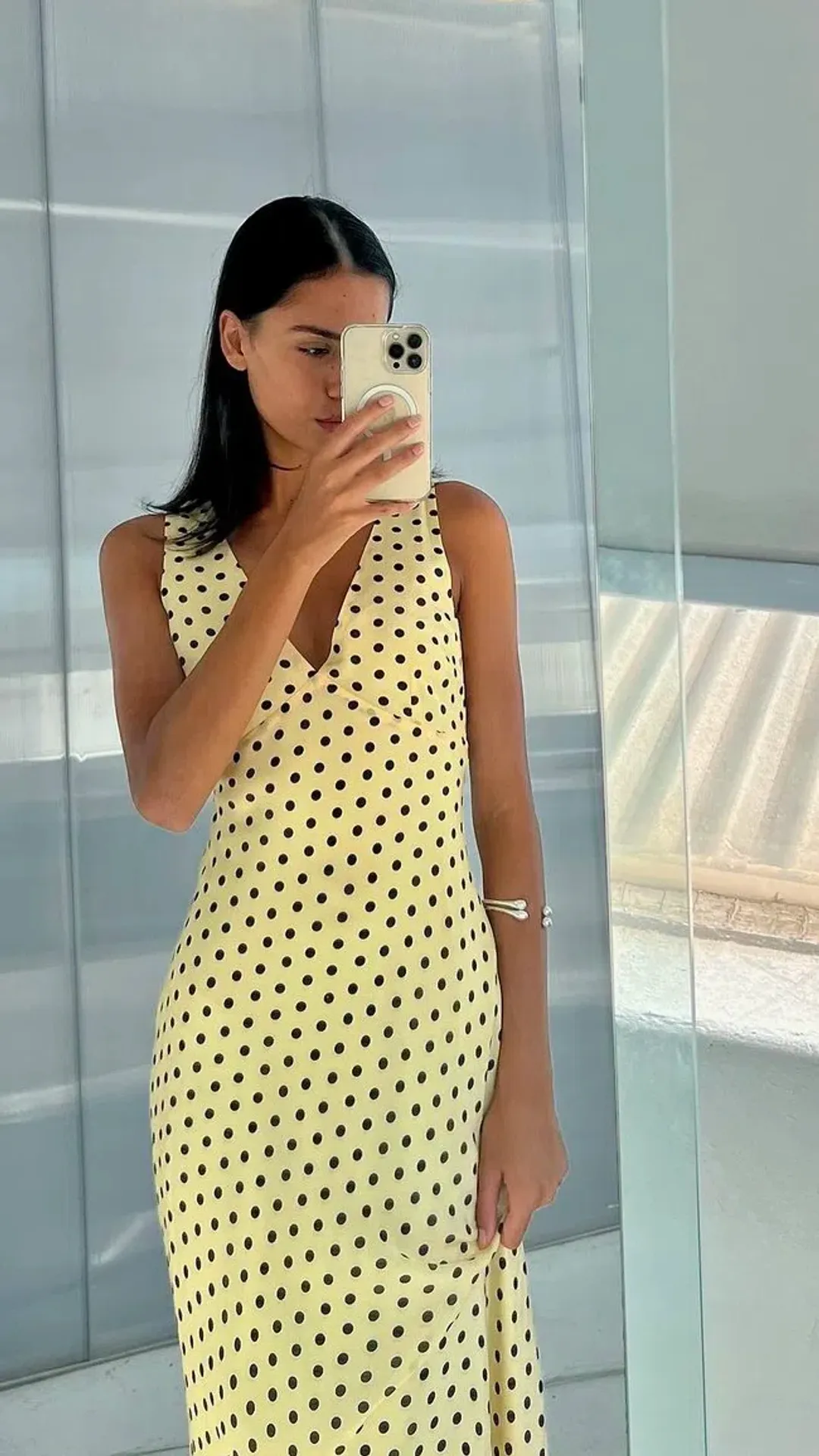 Ownley Tulip Midi Dress Butter Spots Size 8 for rent on The Volte - main image