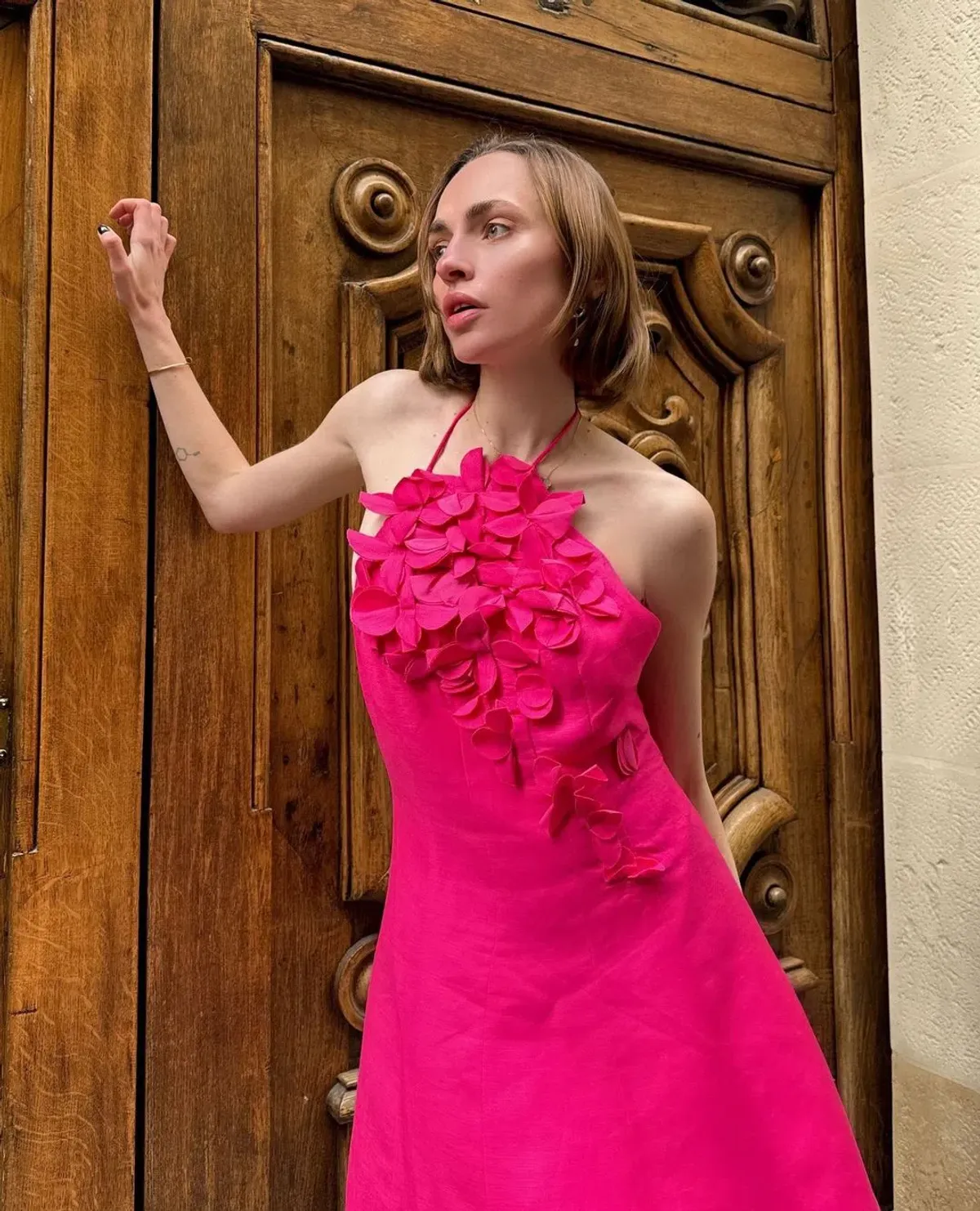 Acler Toren Mini Dress in Pink Size AU 10 - Image 8