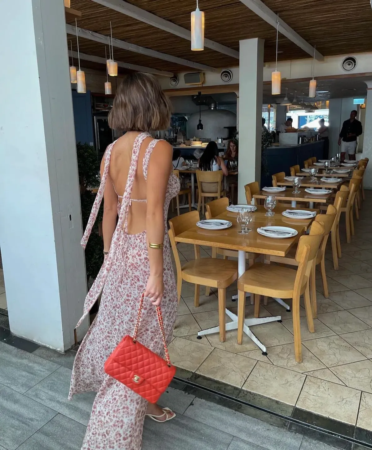 Arcina Ori Amelie Dress in Floral Mauve Size L / AU 12 - Image 5