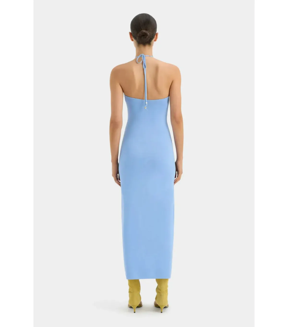 Sir The Label Salvador Beaded Halter Dress Cornflower Blue Size 0 / AU 6 - Image 3