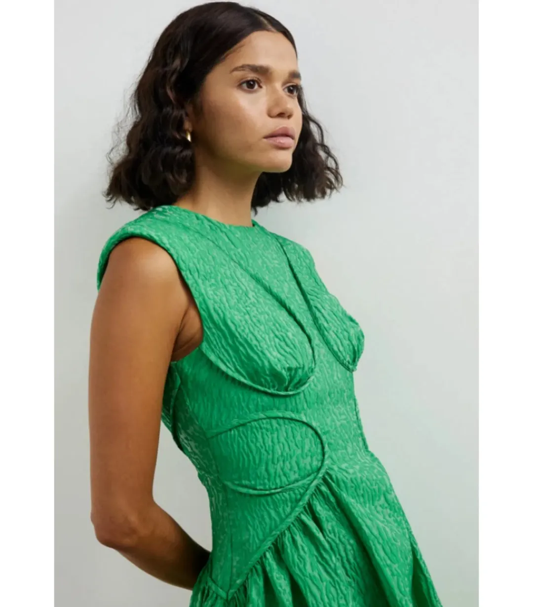 Rachel Gilbert Celia Dress in Apple Size AU 8 for rent on The Volte - main image