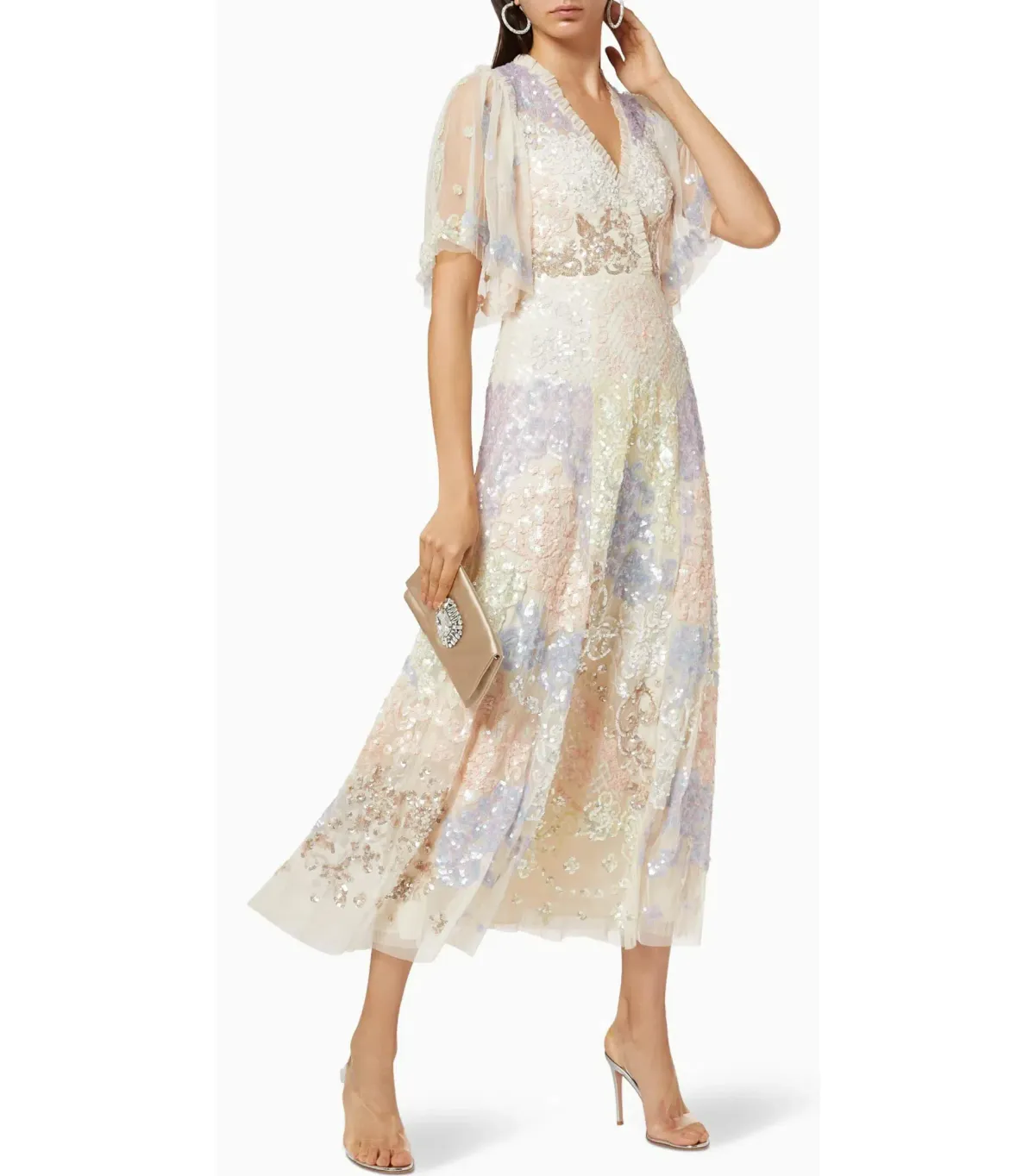 Needle and Thread Eliza Sequin Ankle Length Gown Multi Size AU 10 - Image 2