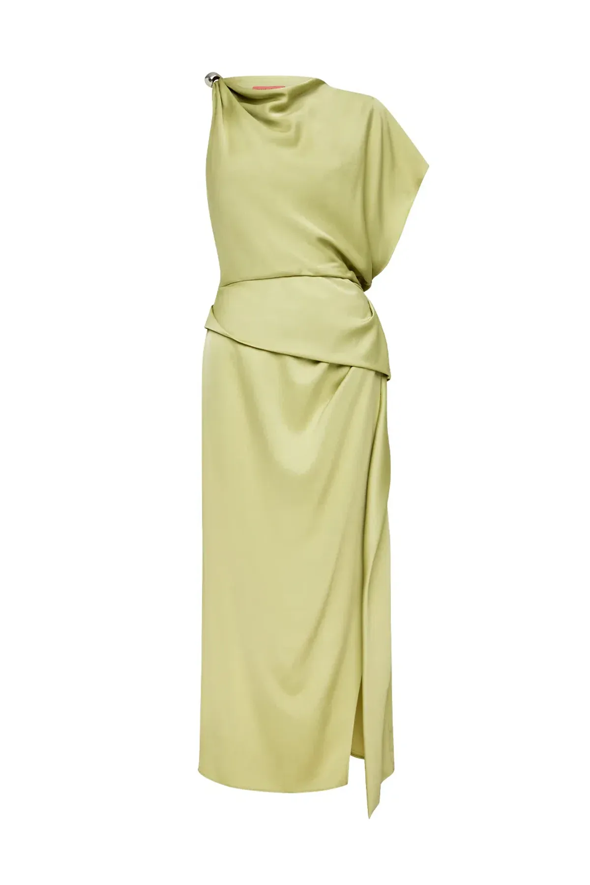 Manning Cartell Melodrama Asymmetric Dress Apple Green Size S / AU 8 - Image 4