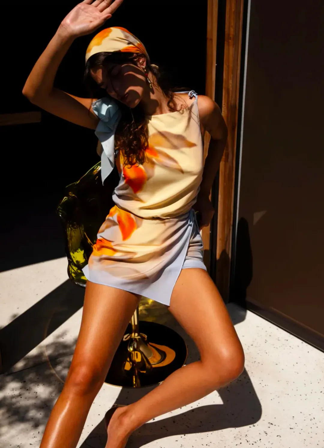 Sir the Label Serene Mini Dress Sequoia Floral Size 0P / AU 6 Petite for rent on The Volte - main image