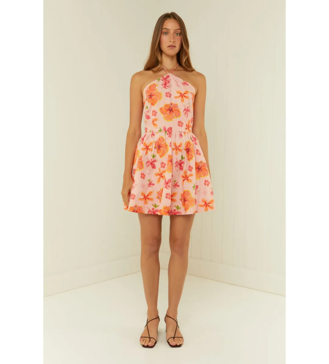 Palm Noosa Isabella Mini Dress Floral Size 6  for rent on The Volte - main image