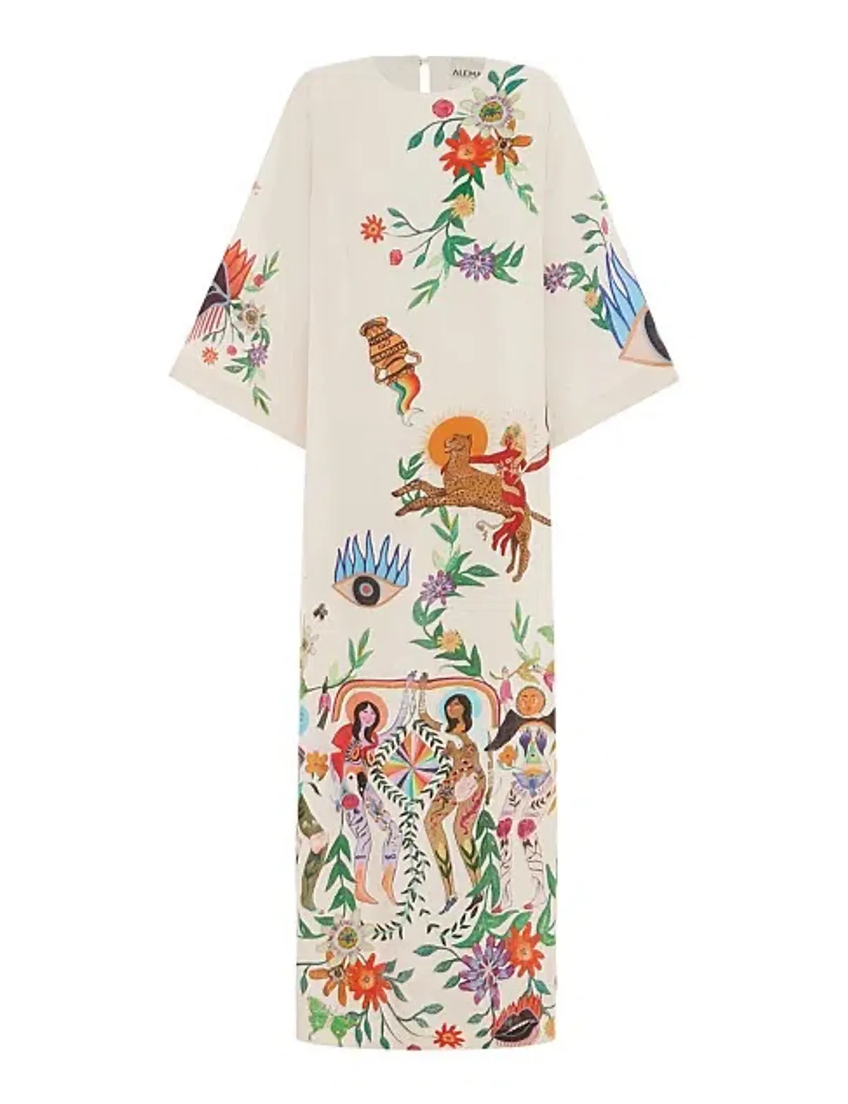 ALEMAIS Meagan Midi Dress Print Size 8 AU - Image 7