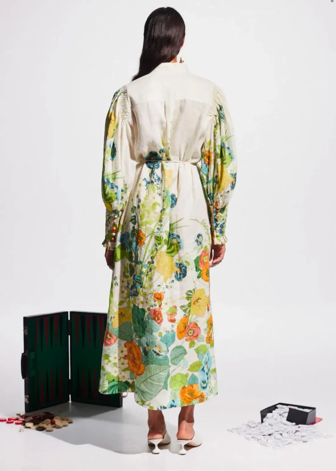 Alemais Constance Shirt Dress Floral Size 16  for rent on The Volte - main image