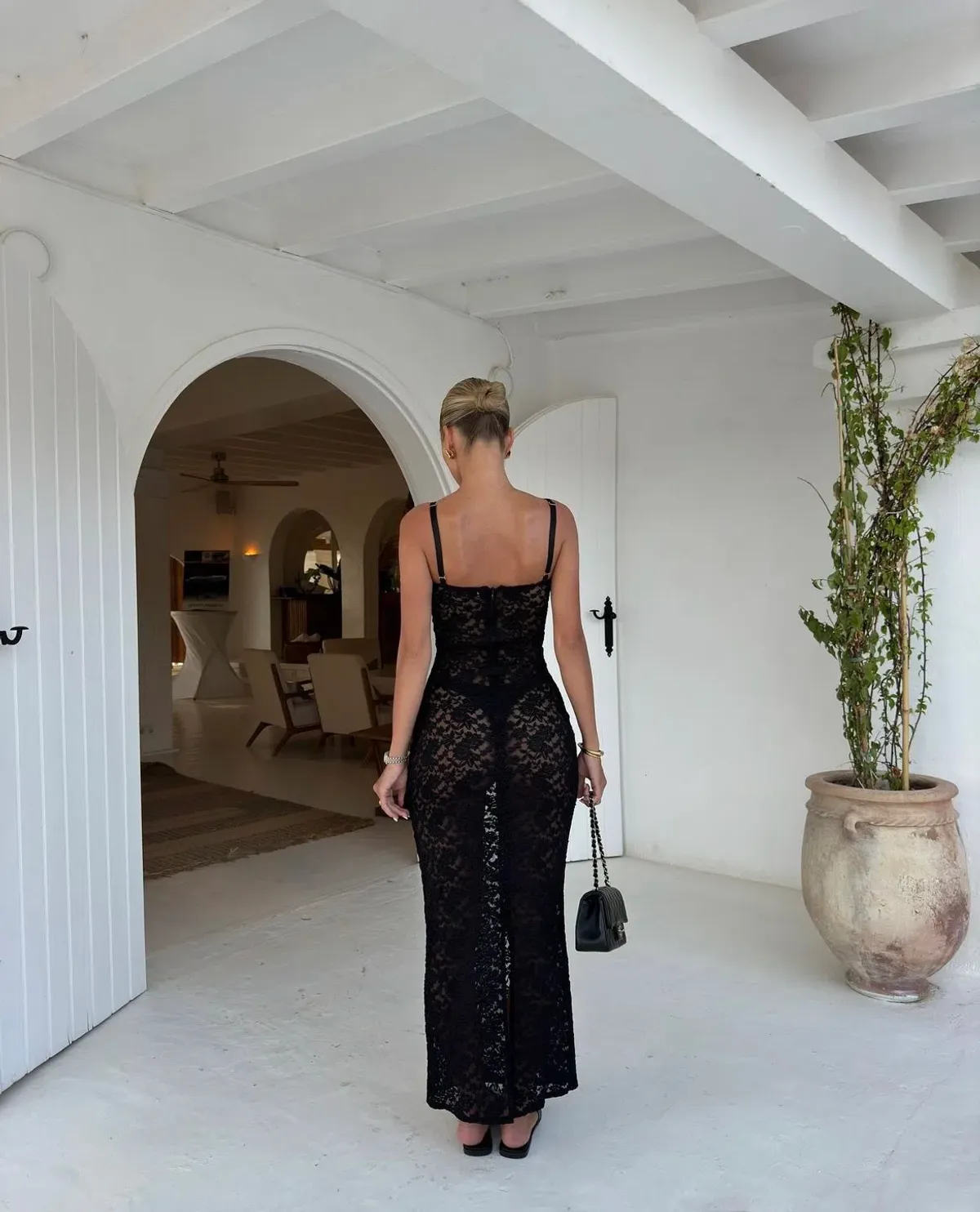 Arcina Ori Margot Maxi Dress In Black Size 10 - Image 2