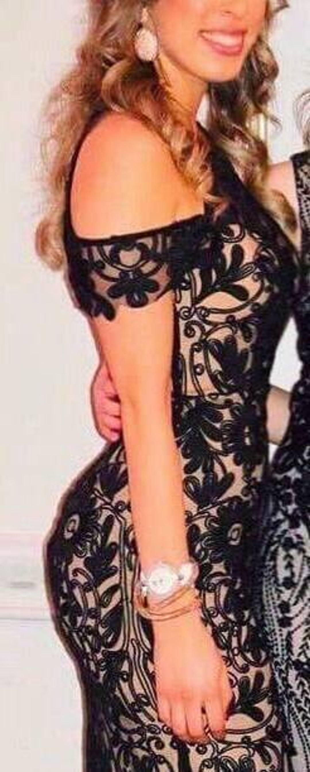 THURLEY Eden Midi Dress Black Size 8  for rent on The Volte - main image