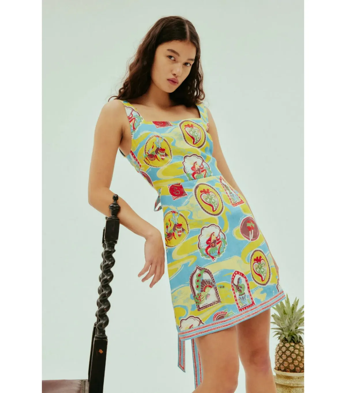 Alemais Emilio Mini Dress Multi Size AU 12 - Image 2