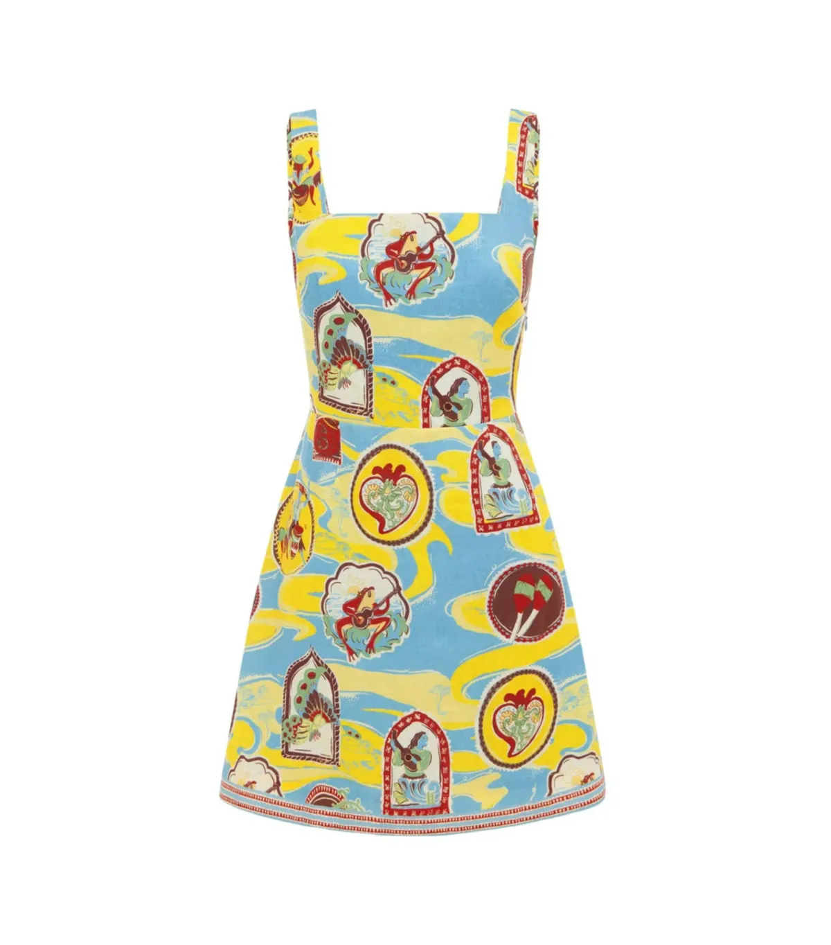Alemais Emilio Mini Dress Multi Size AU 12 - Image 5