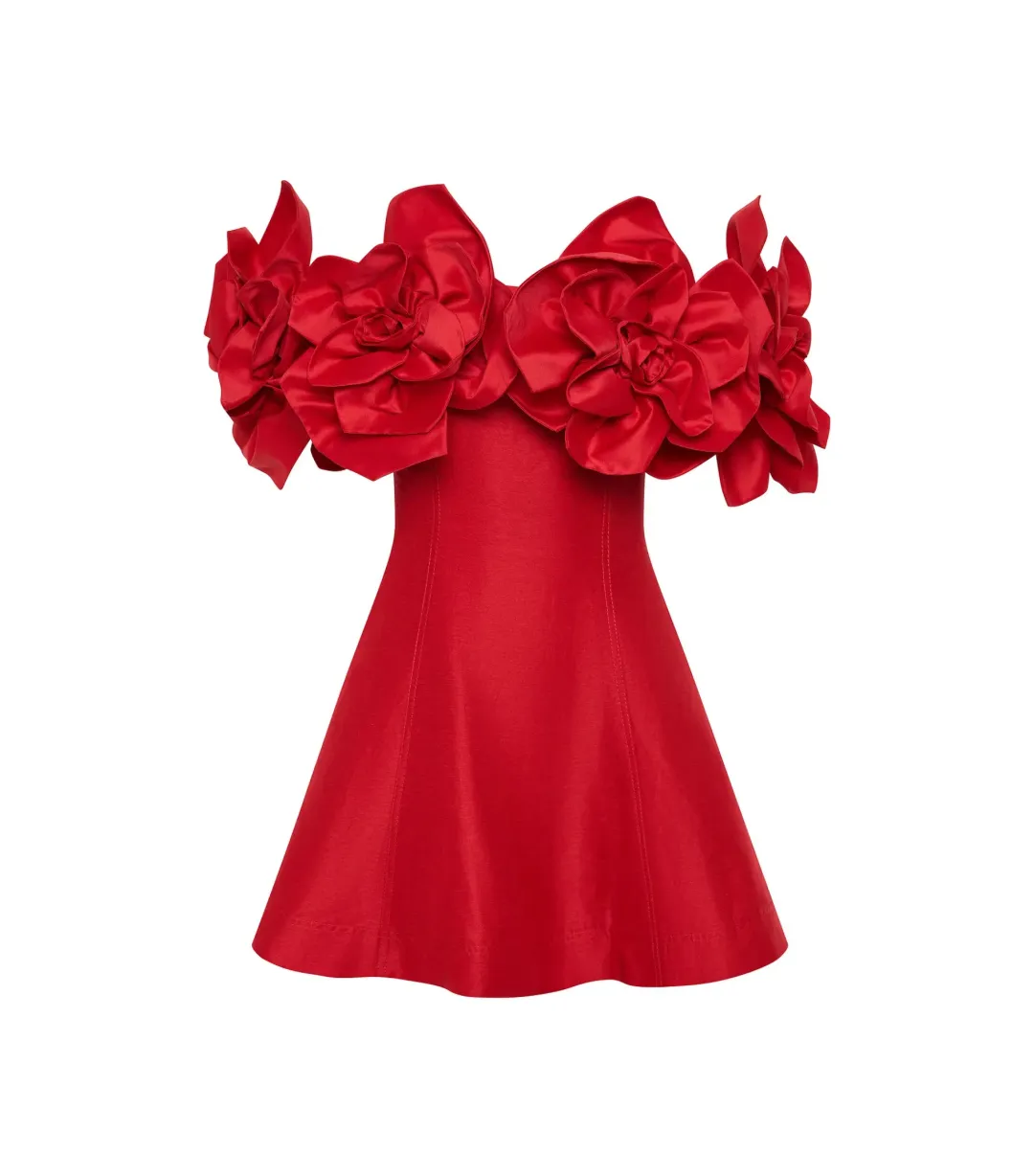 Aje Etta Mini Dress in Scarlet Red Size AU 8 for rent on The Volte - main image