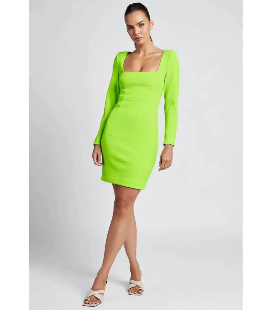 Sheike Willow Dress Bold Green Size AU 14 for rent on The Volte - main image