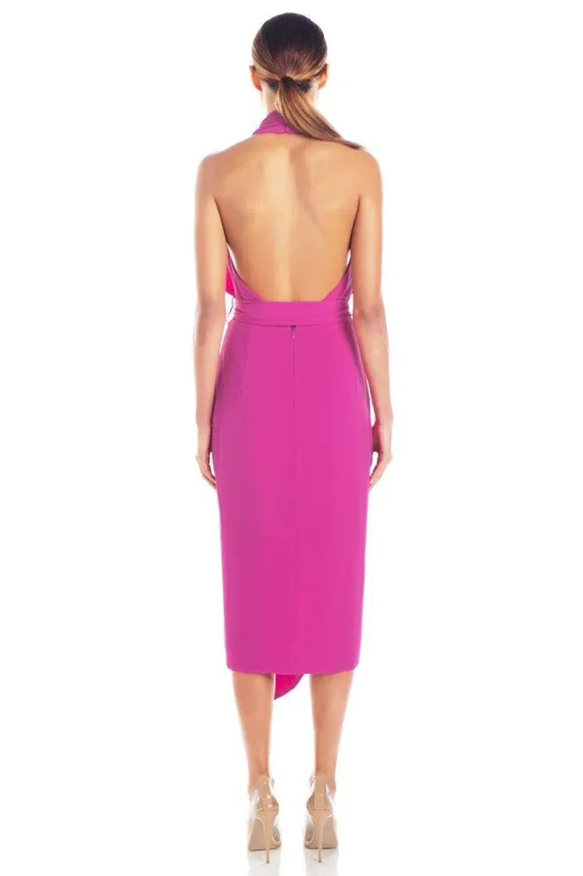 Misha Lorena Dress Pink Size 8 - Image 2