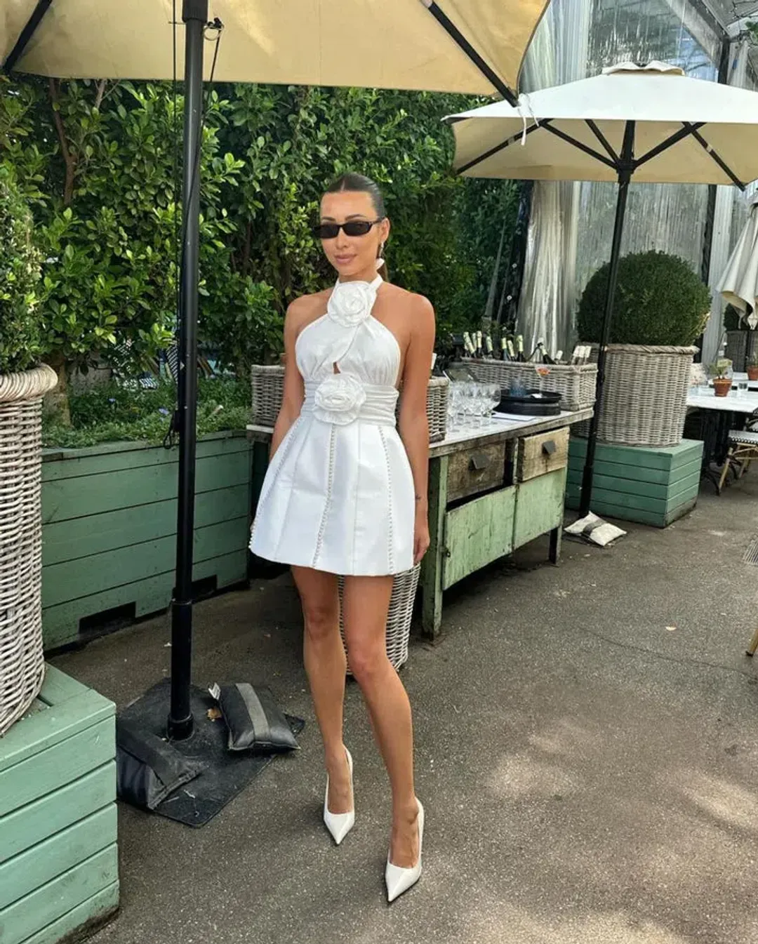 Eliya The Label Bethani Mini Dress White Size S / AU 8 for rent on The Volte - main image