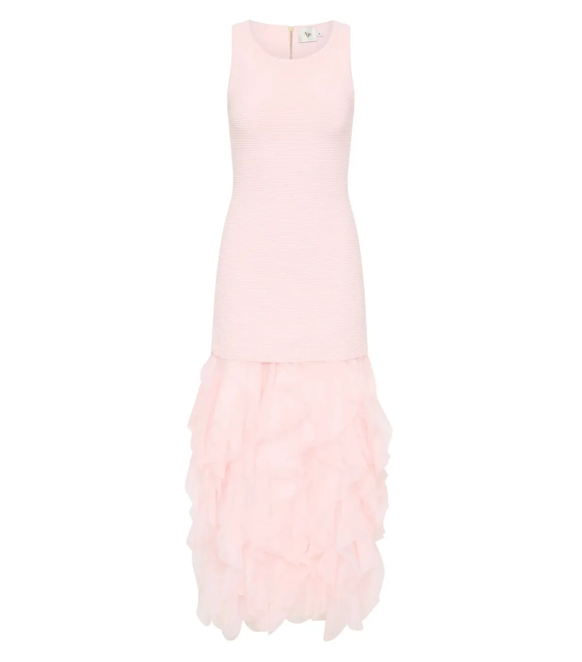 Aje Elations Knit Maxi Dress in Pastel Pink Size XS / AU 6 - Image 5