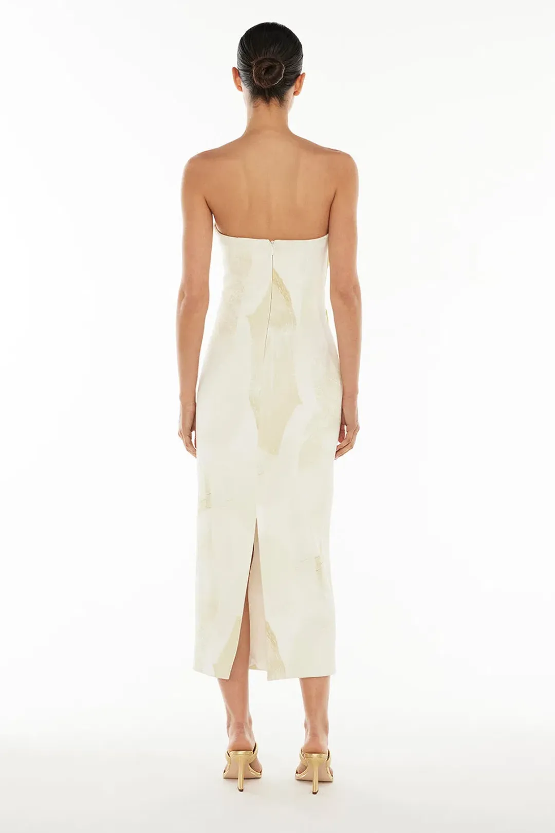 MANNING CARTEL LEVITATING BUTTERFLIES MIDI DRESS for rent on The Volte - main image