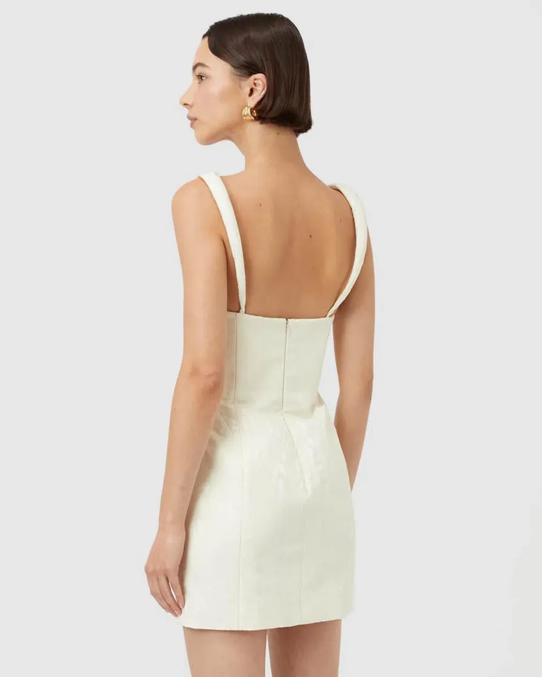 Camilla And Marc Malla Mini Dress Cream Size 12 for rent on The Volte - main image