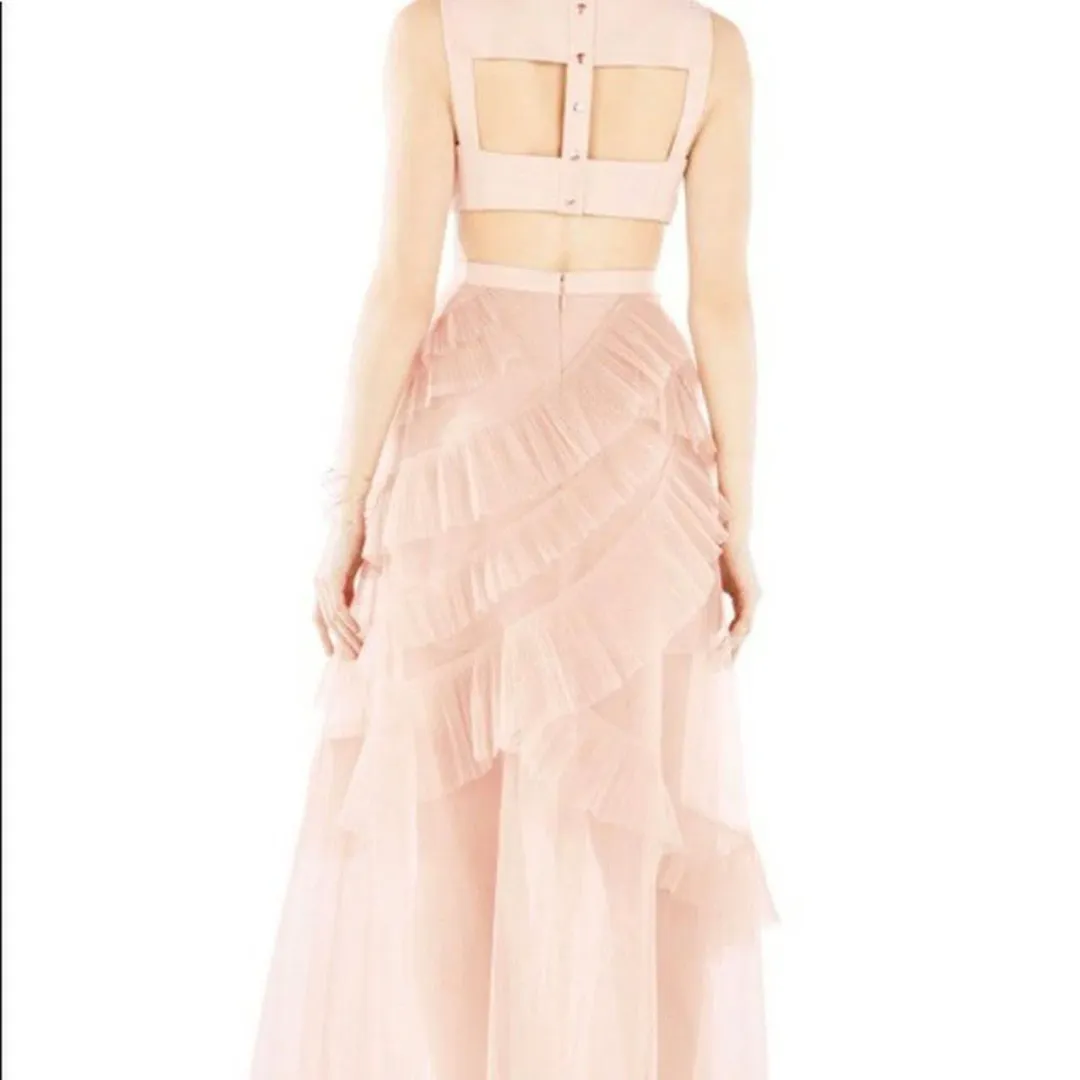BCBGMAXAZRIA Avalon Gown Blush Size 0 / AU 6 for rent on The Volte - main image