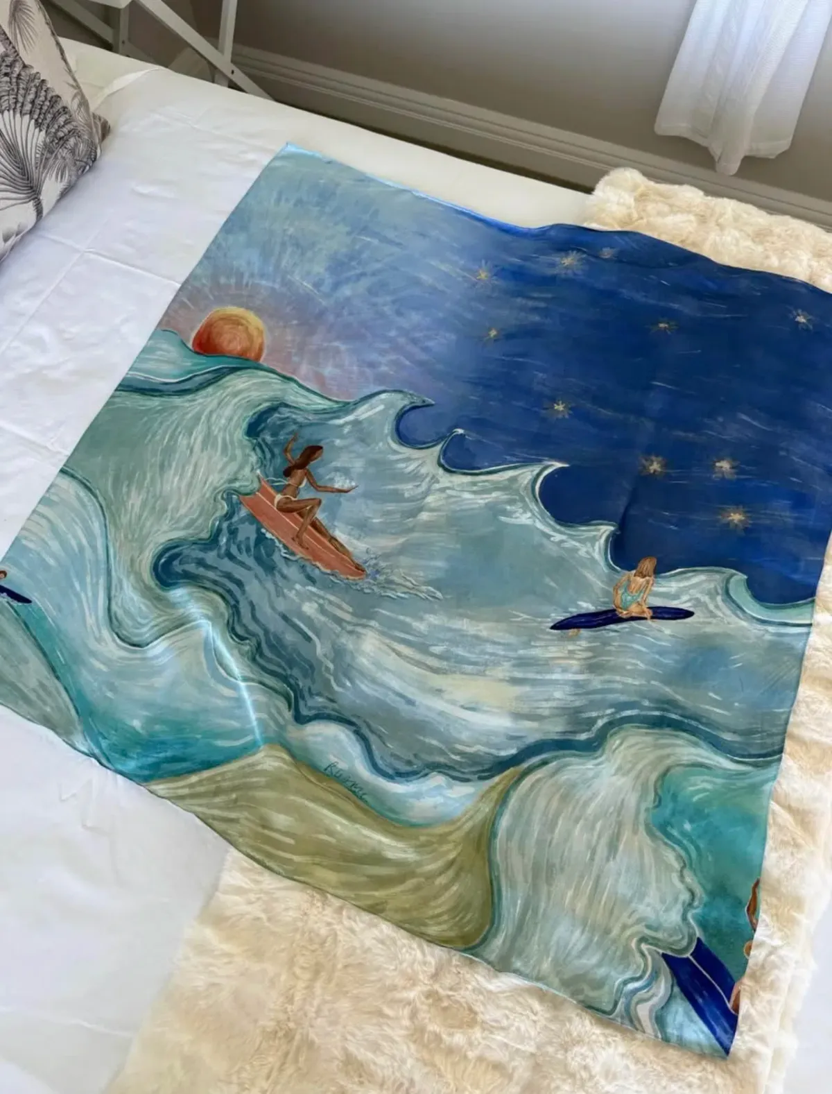 Roame Farrah Scarf Top & Taj Pant Apres Surf Size 6  - Image 4