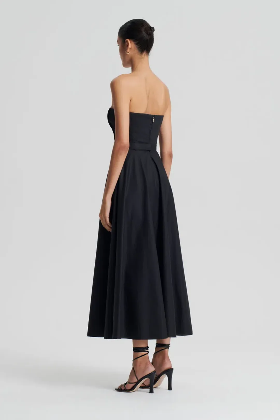 Scanlan Theodore Parachute Bustier Dress Black Size 8 for rent on The Volte - main image