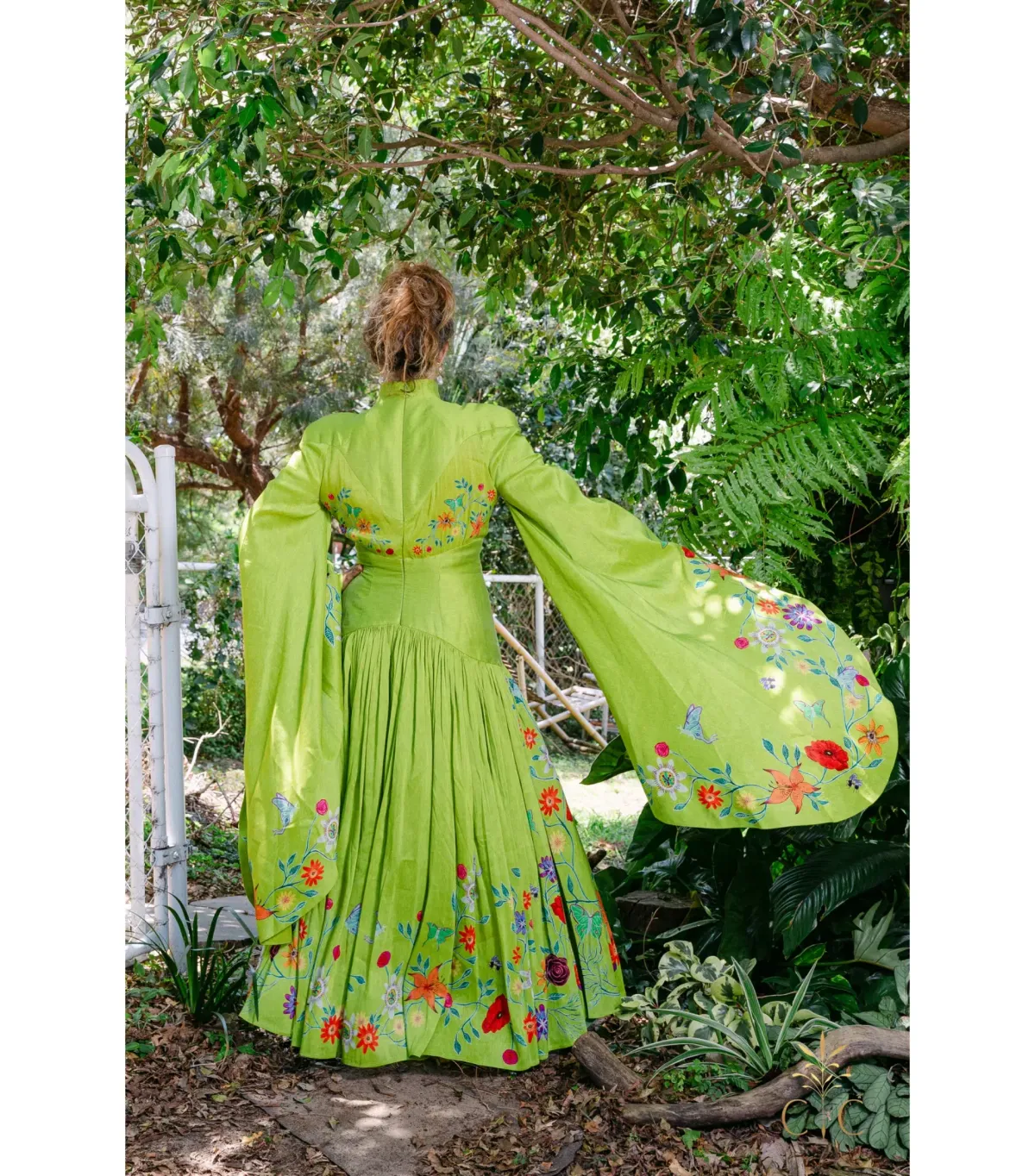 Alémais Agatha Corset Gown Green Size AU 14 - Image 4