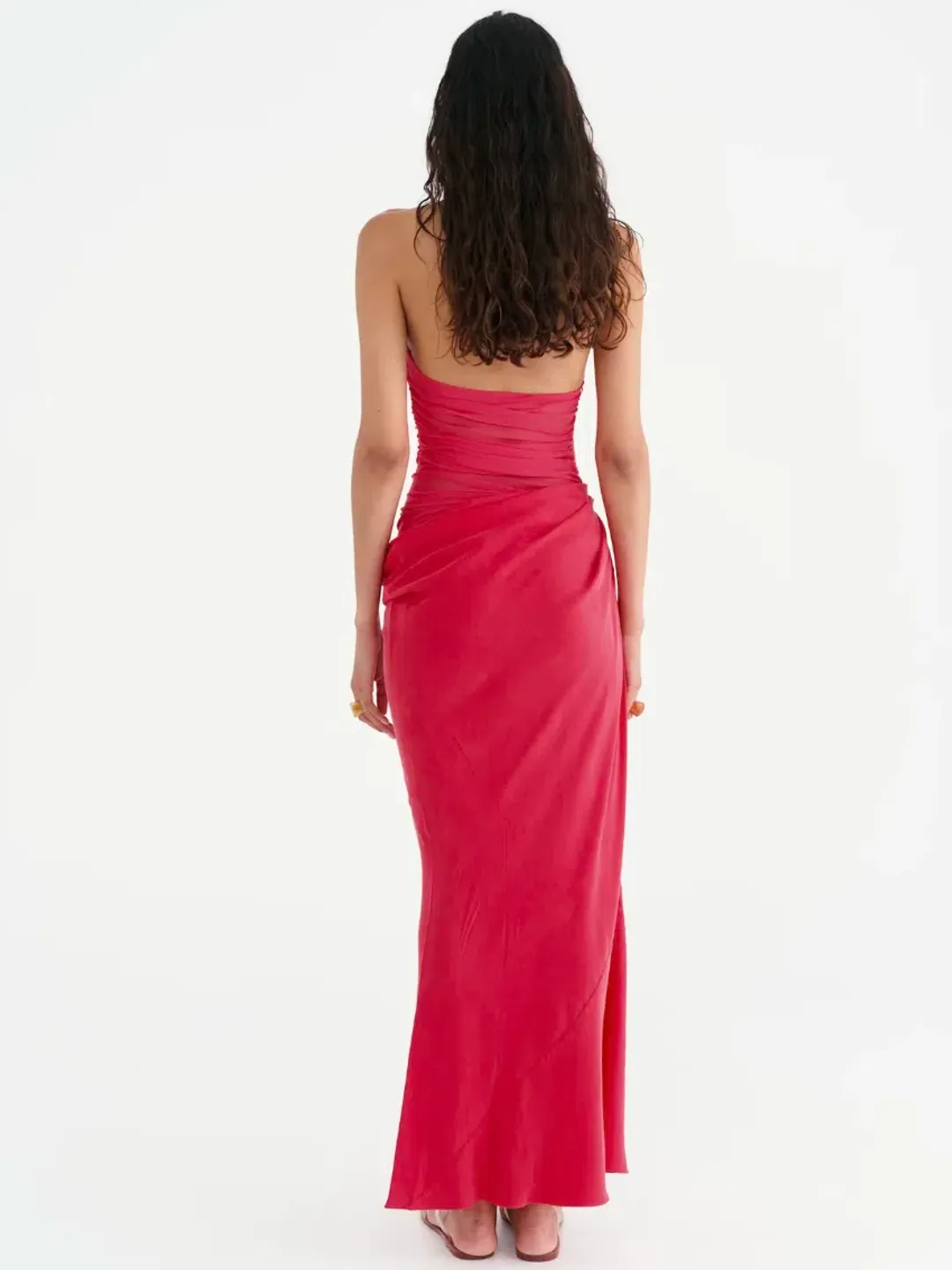 Benni Gina Maxi Dress Watermelon Size AU 6 for rent on The Volte - main image