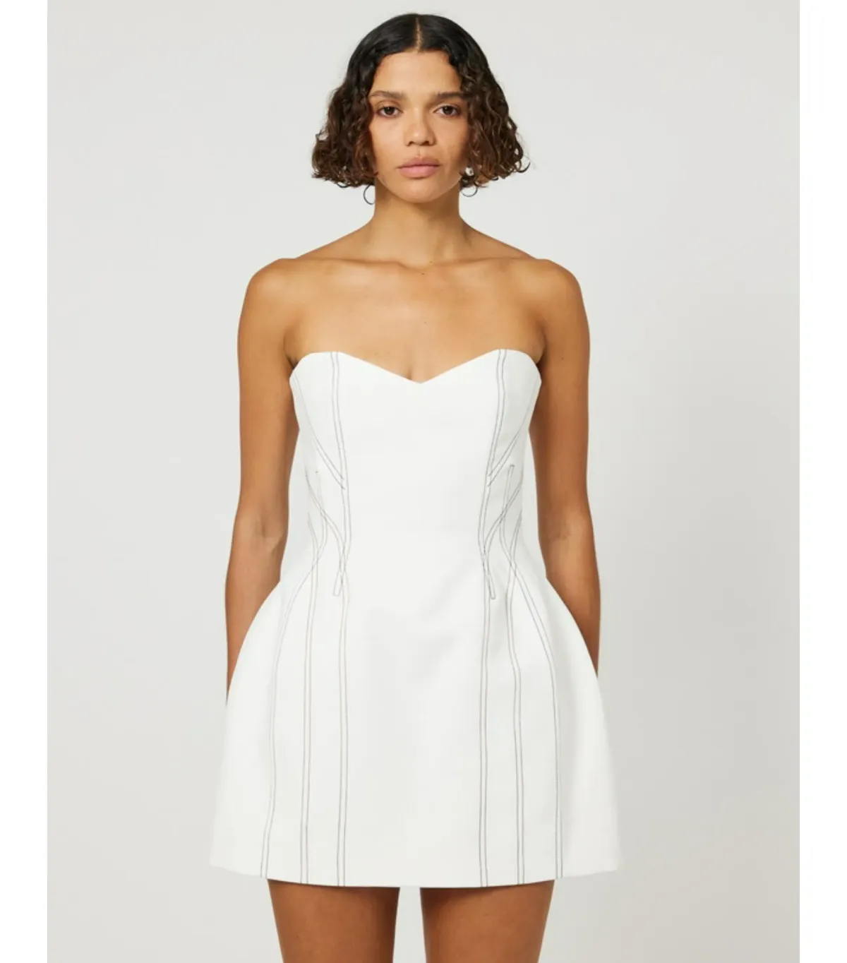 Camilla and Marc Theia Dress in Cream Size AU 6 - Image 2