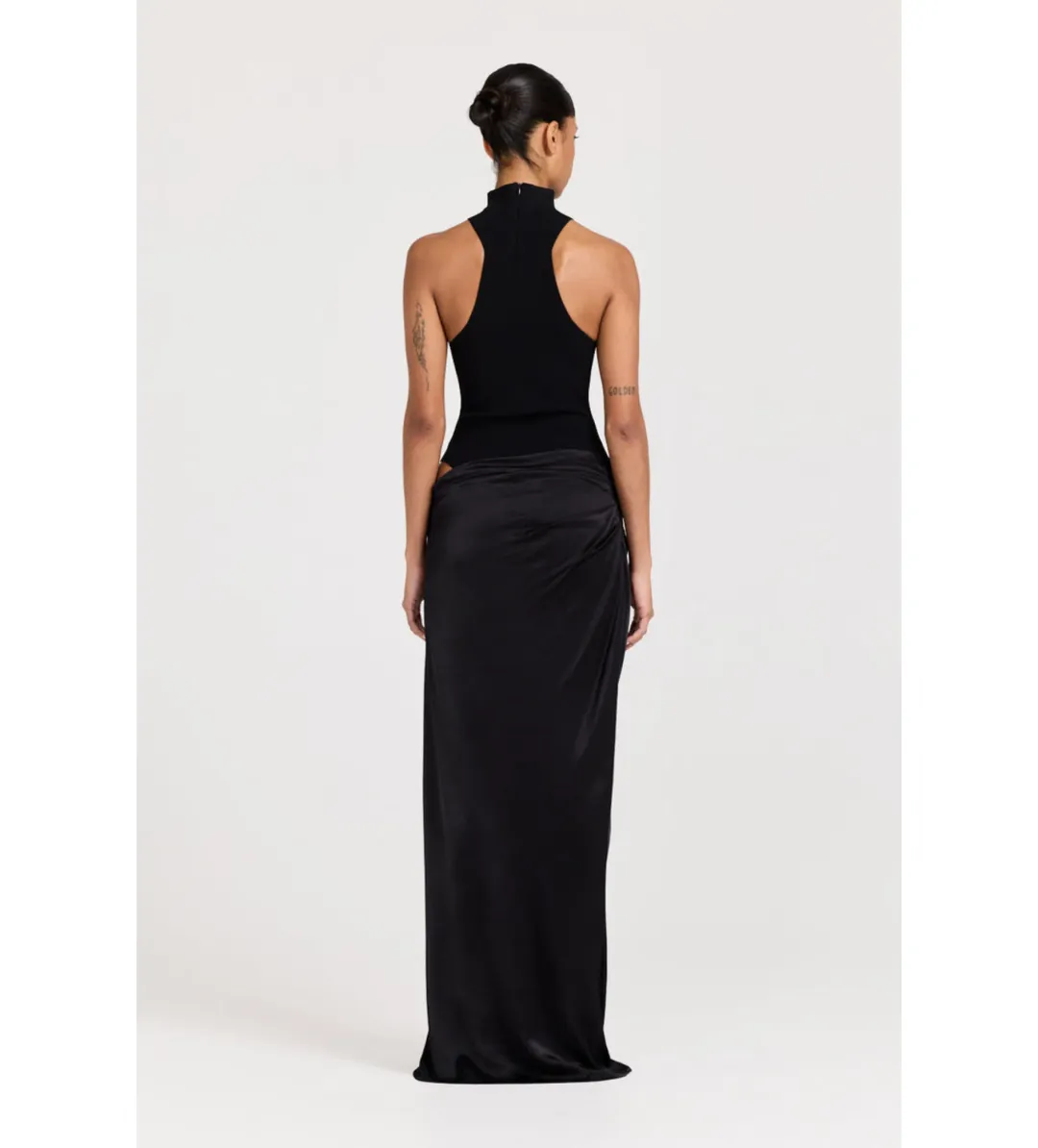 Henne Soraia Dress Black Size AU 8  for rent on The Volte - main image