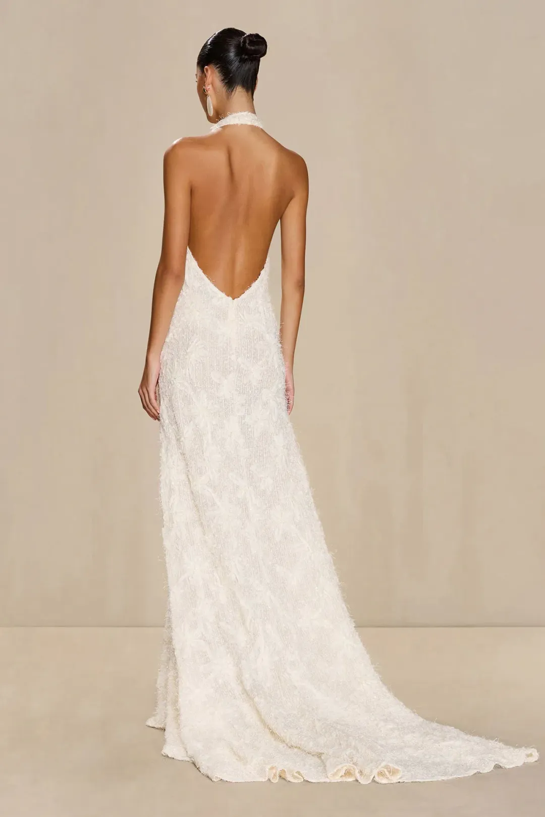 Sonya Moda Noorah Gown in Créme Off-White Size XS / AU 6 for rent on The Volte - main image