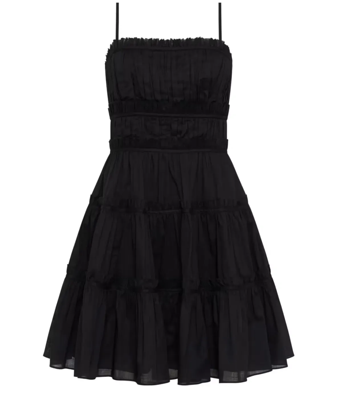 Aje Breathless Mini Dress Black Size AU 8 - Image 3