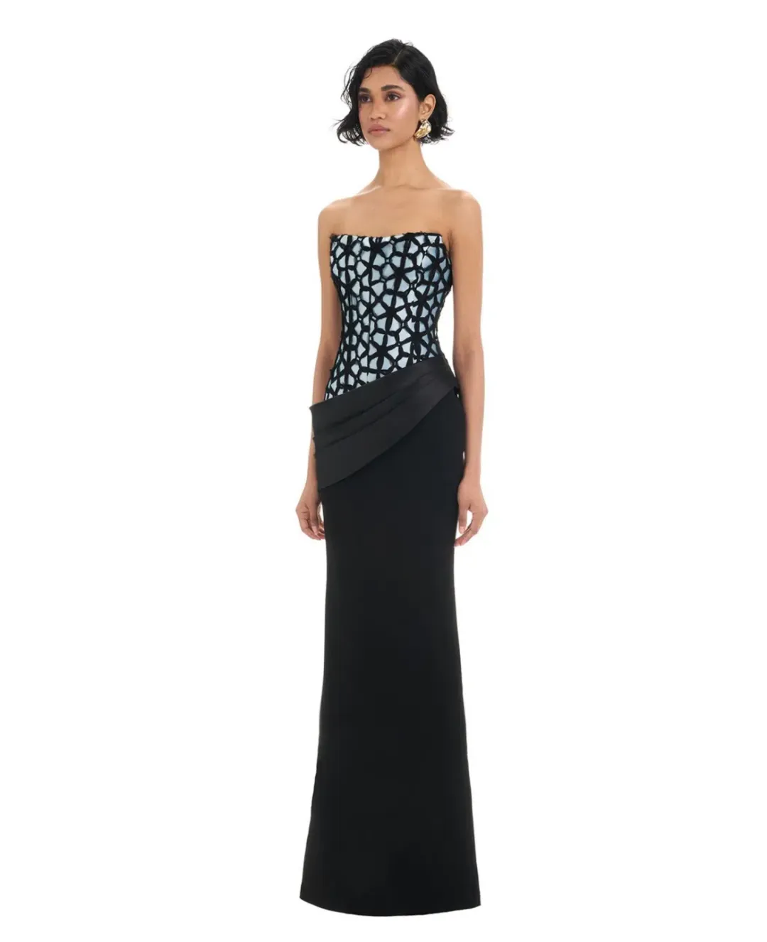 Eliya the Label Sidonia Gown Black Size M / AU 10 for rent on The Volte - main image